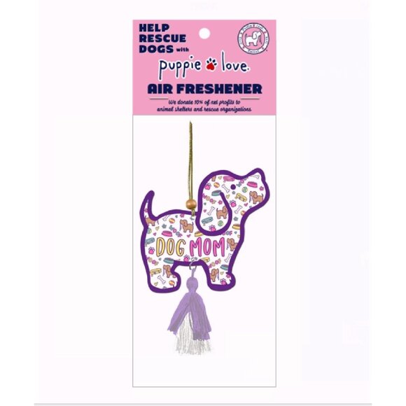 Puppie Love Dog Mom Air Freshener (set of 2) NEW Fast Ship - Picture 1 of 4